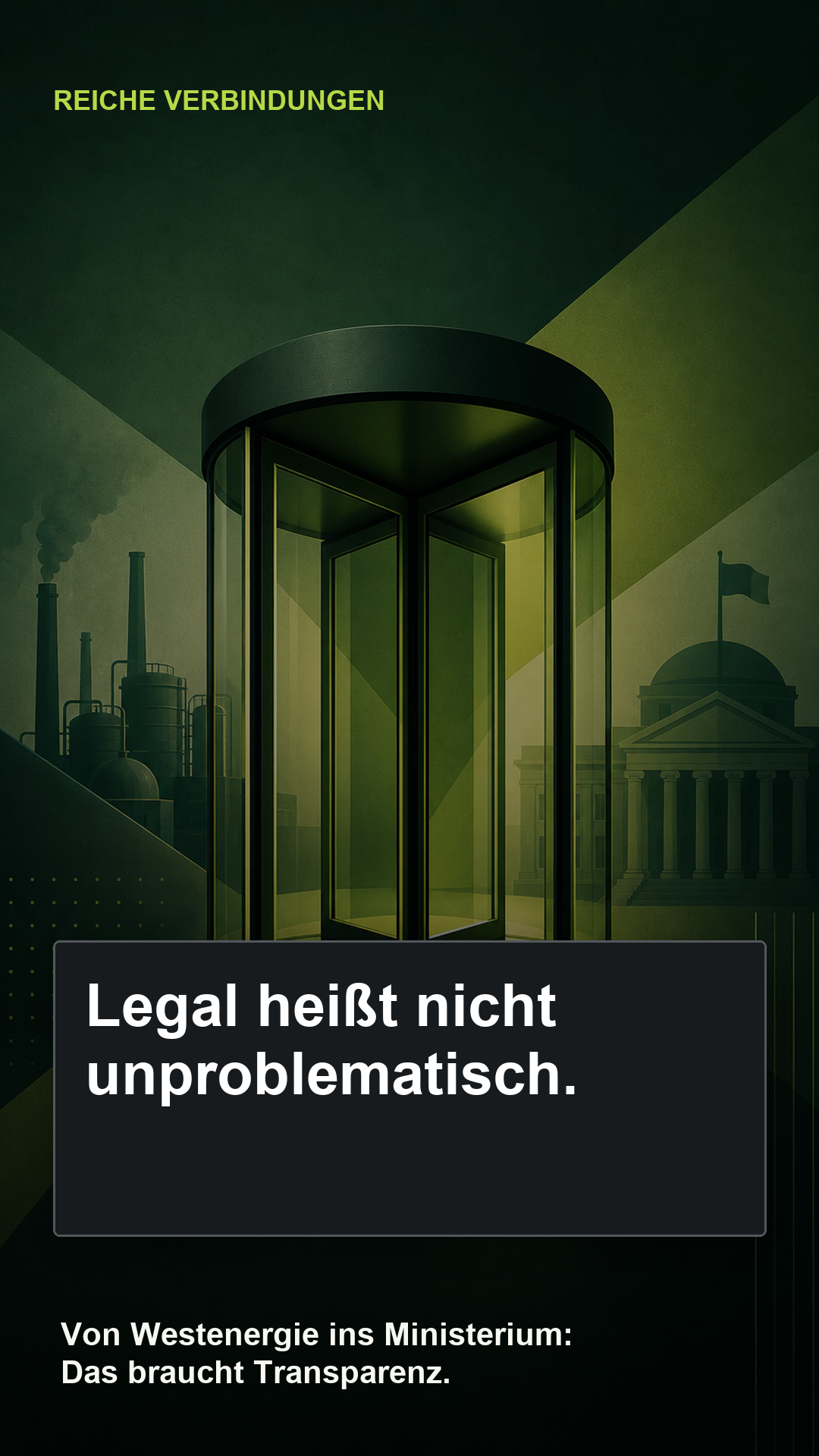 Überarbeitetes Story-Motiv Drehtür
